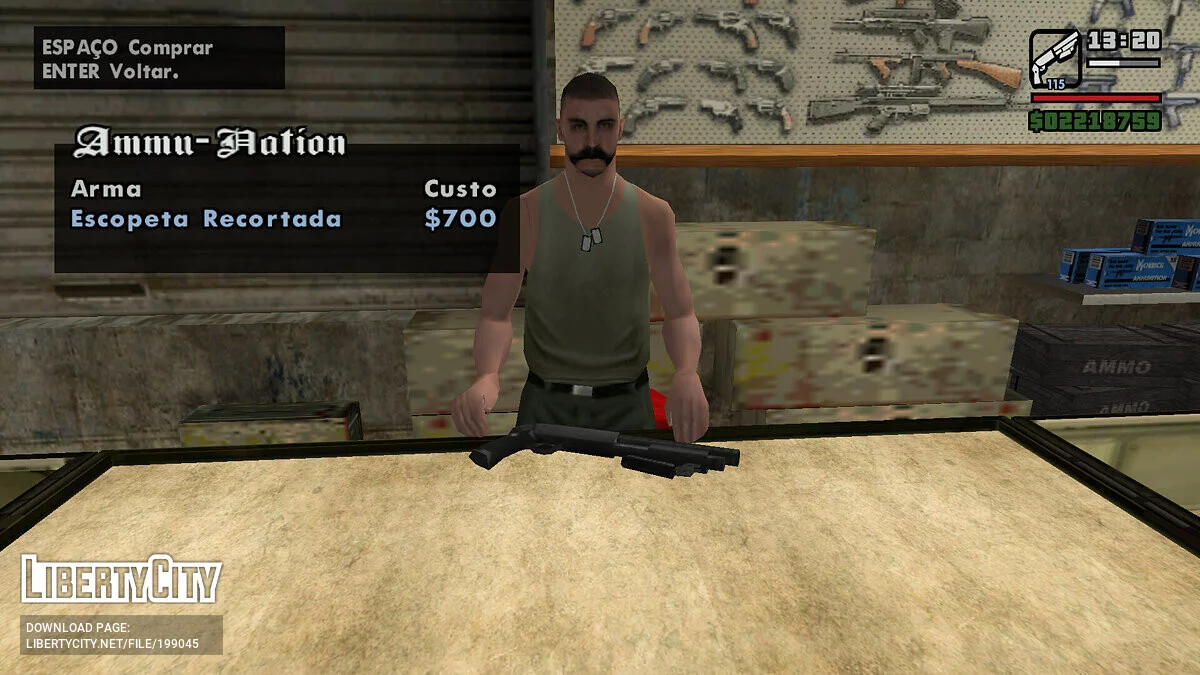 Stubby Shotgun de Vice City (Style SA) / GTA San Andreas