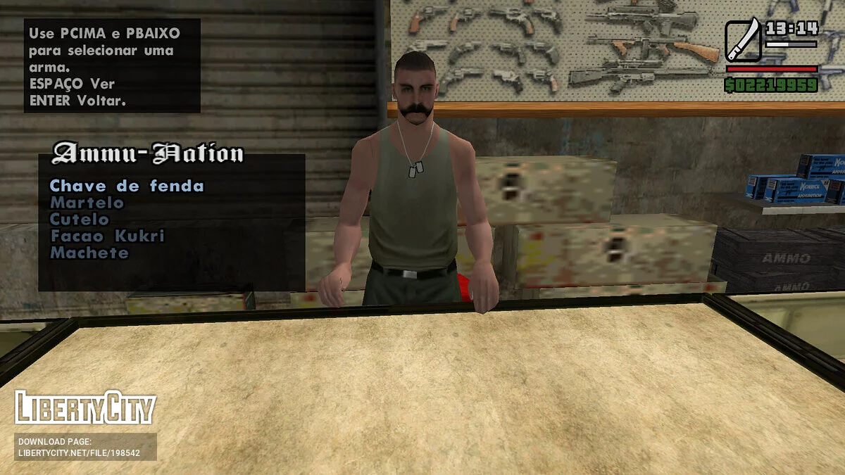 Vice City Melee Weapons Pack / GTA San Andreas