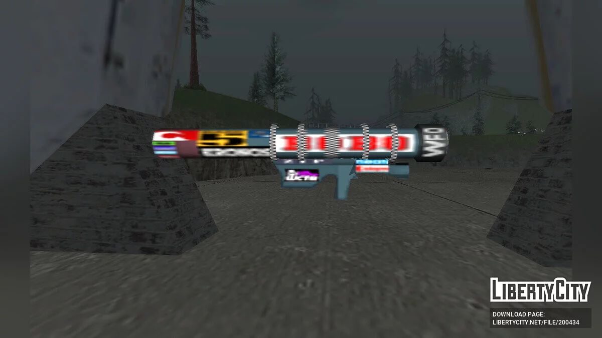 SA Estilo de retexturização de armas (DLC Parte 2) / GTA San Andreas