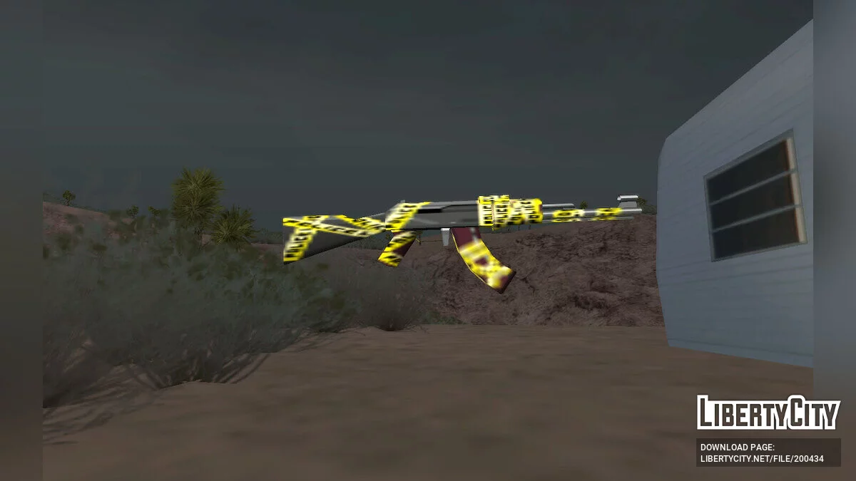 SA Estilo de retexturização de armas (DLC Parte 2) / GTA San Andreas