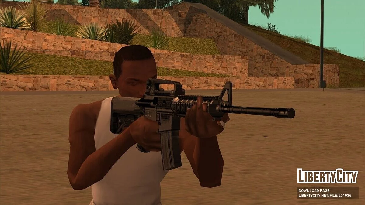 Colt M4 SOPMOD Kualitas Rendah / GTA San Andreas