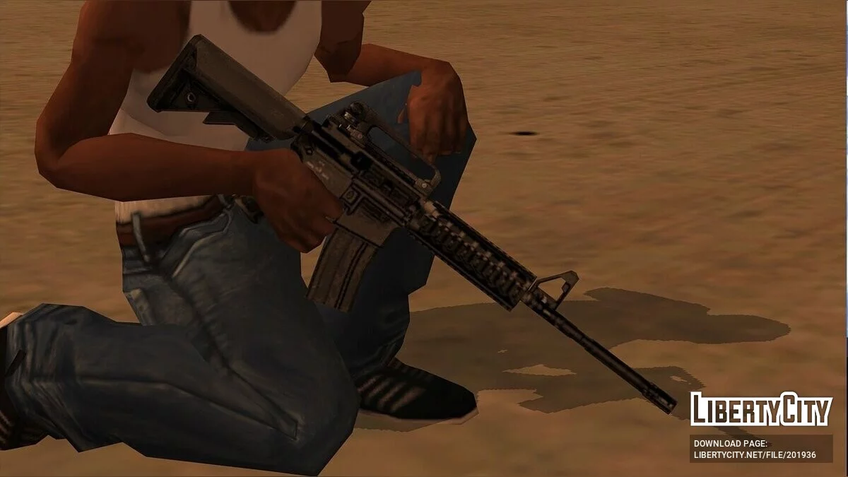 Colt M4 SOPMOD Kualitas Rendah / GTA San Andreas