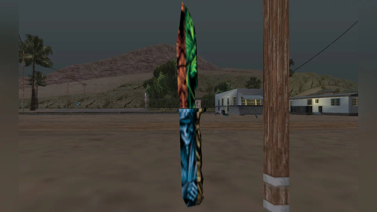 SA Style SUPER Knifecur Texture Pack (близько 11 нових дизайнів) / GTA San Andreas