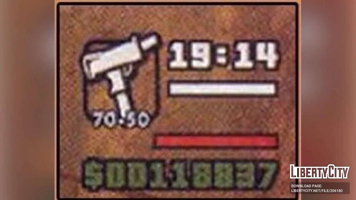 BETA Uzi (Recriação de acordo com seu antigo ícone) / GTA San Andreas