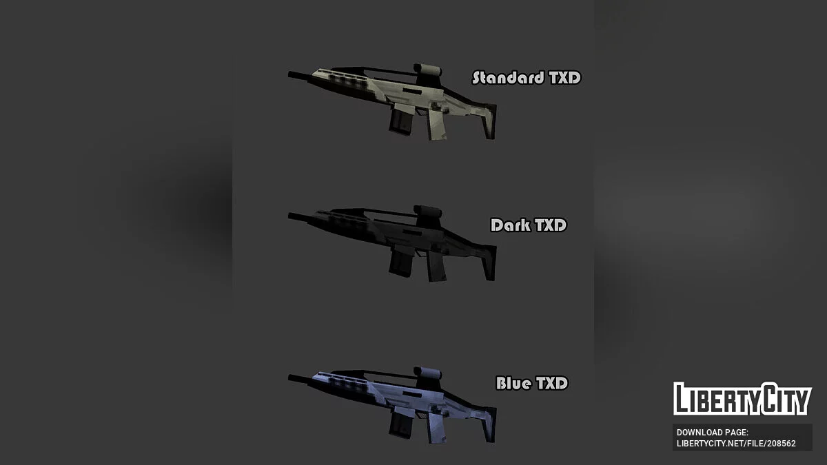 HK XM8 Automatic (Estilo LQ-SA) / GTA San Andreas