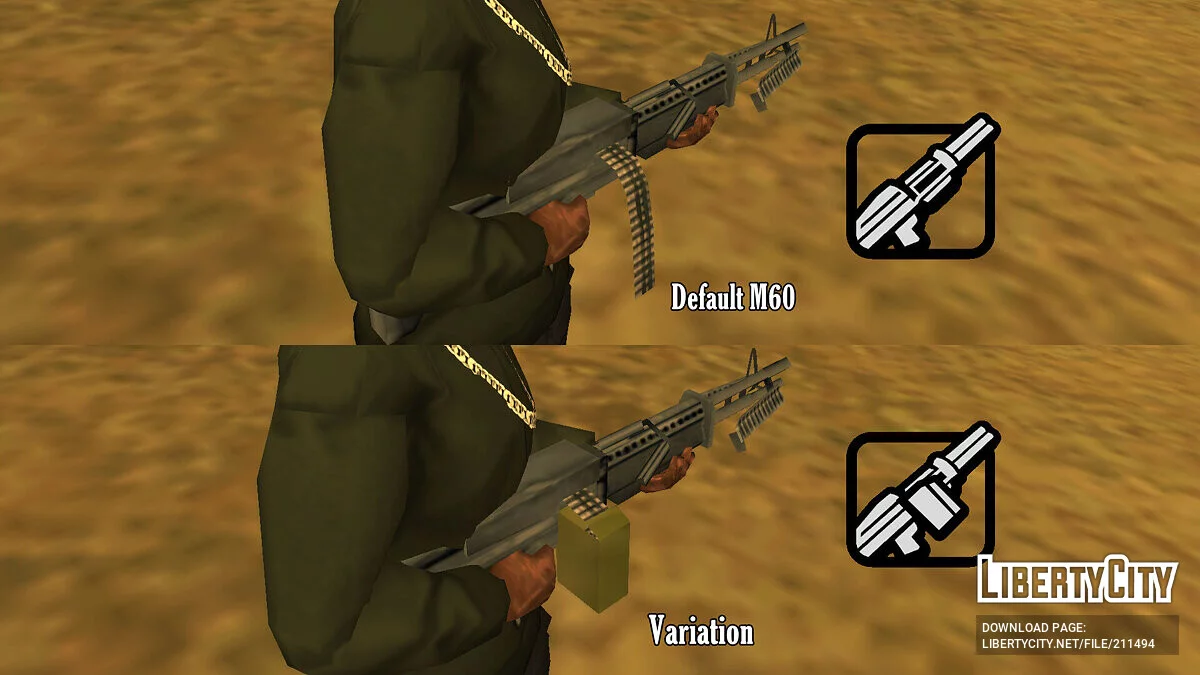 Heavy Fire Weapons PACK (SA Style) / GTA San Andreas