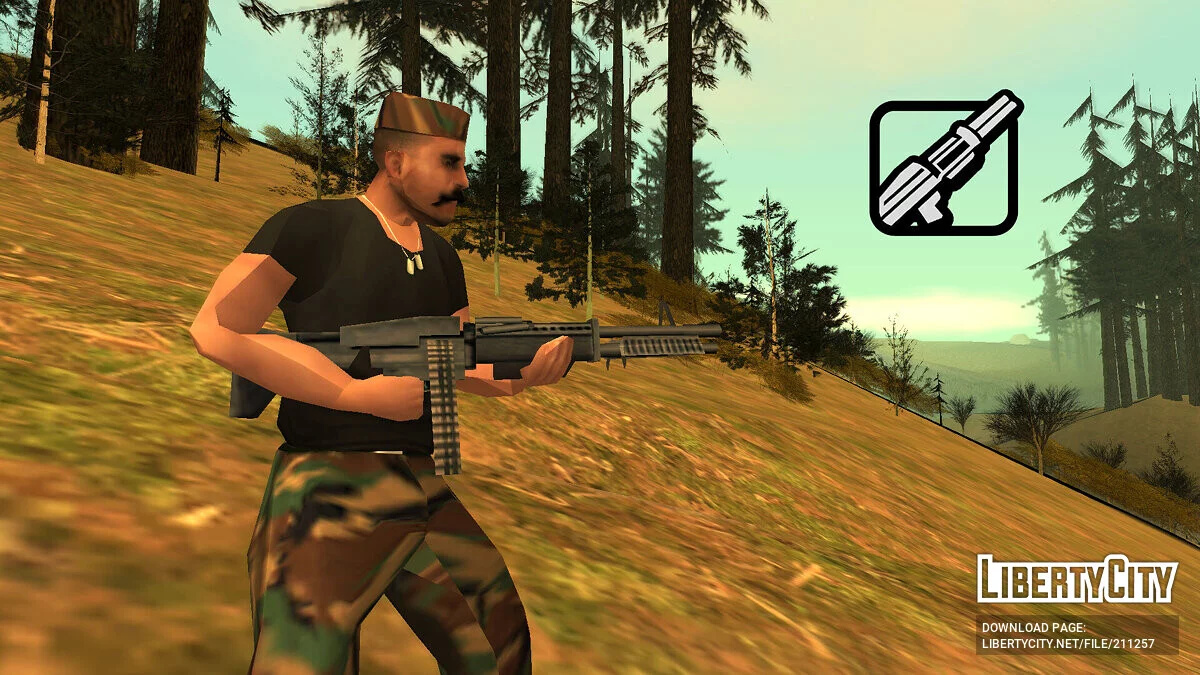 Miliraty Garrison Weapons PACK (SA Style) / GTA San Andreas