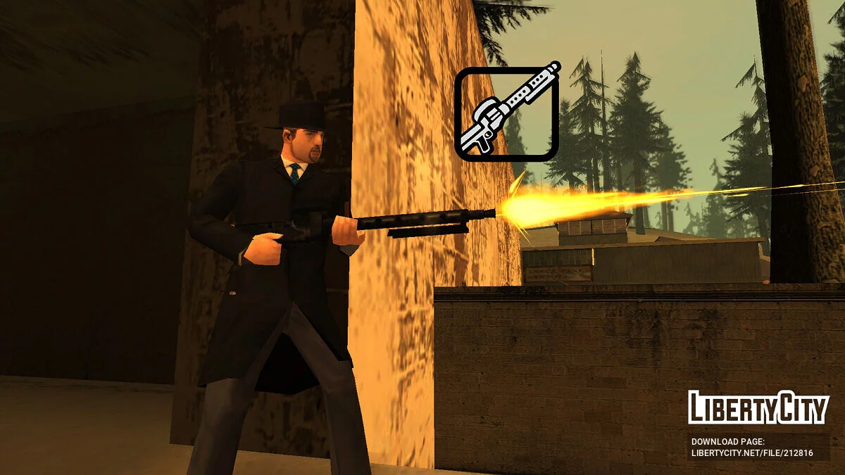 Mafia Retro Weapons Pack (SA Style) / جي تي إيه سان أندرياس