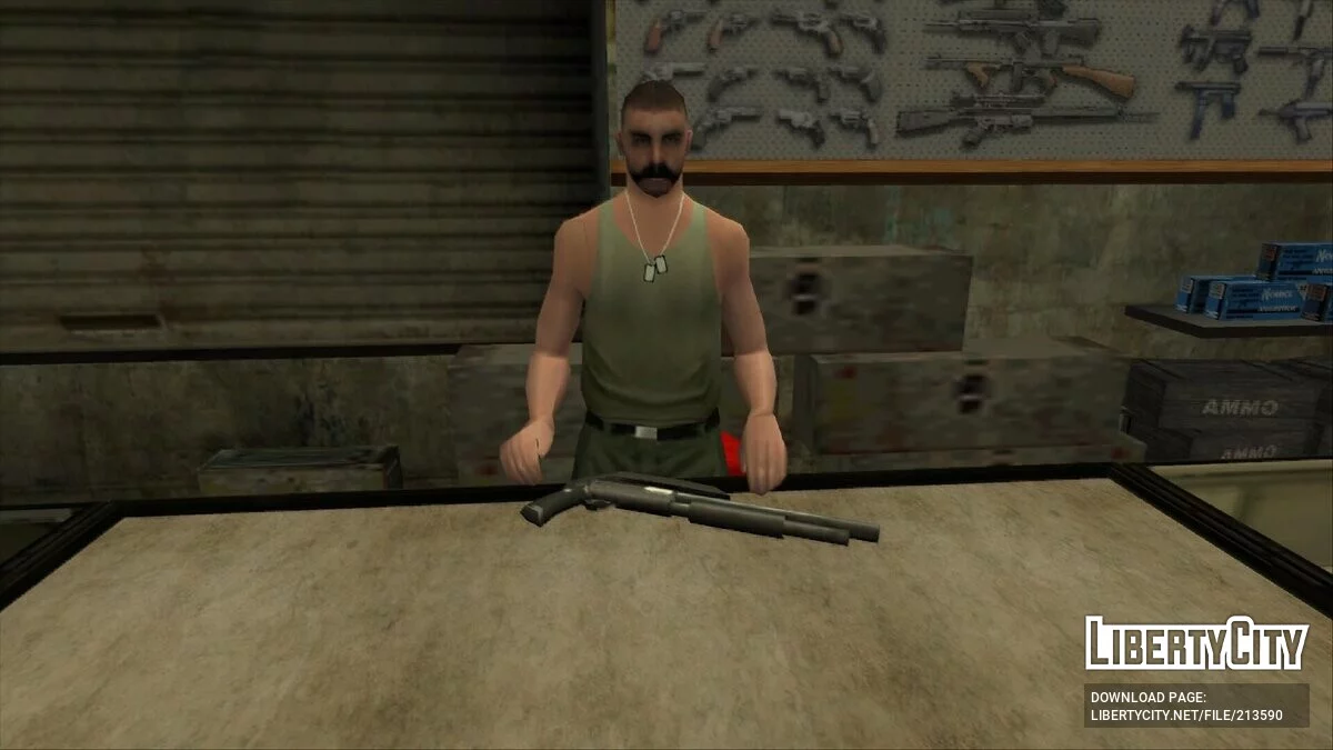 Remington 870 "Shark" yani GTA 3 Pompalı Tüfek SA Tarzı / GTA San Andreas