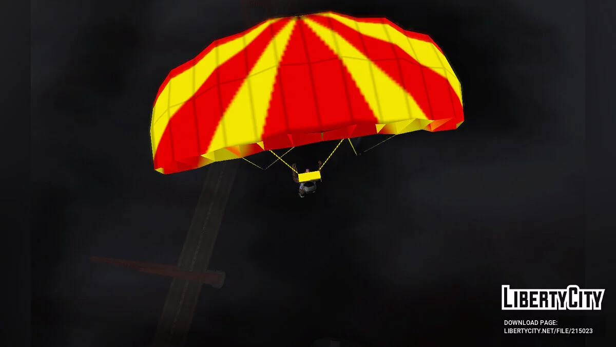 Pacote de Texturas SUPER de Paraquedas Estilo SA (+ Modelo Aprimorado de FrankoU_28) / GTA San Andreas