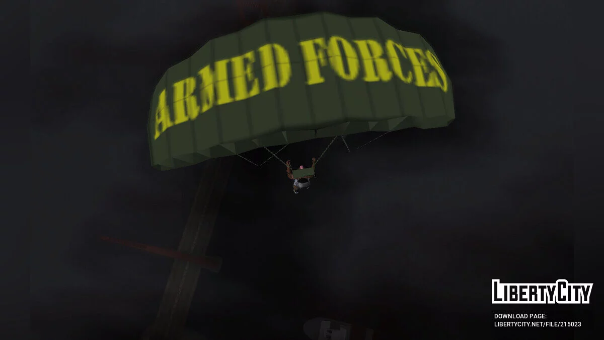 Pacote de Texturas SUPER de Paraquedas Estilo SA (+ Modelo Aprimorado de FrankoU_28) / GTA San Andreas