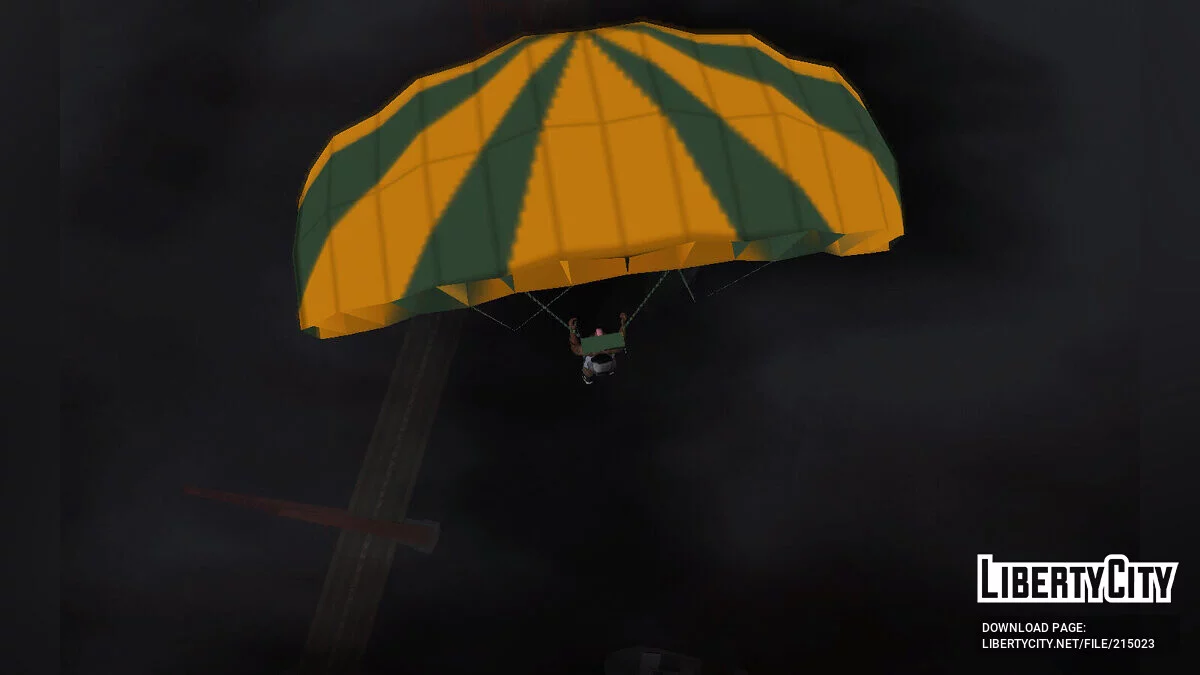 Pacote de Texturas SUPER de Paraquedas Estilo SA (+ Modelo Aprimorado de FrankoU_28) / GTA San Andreas