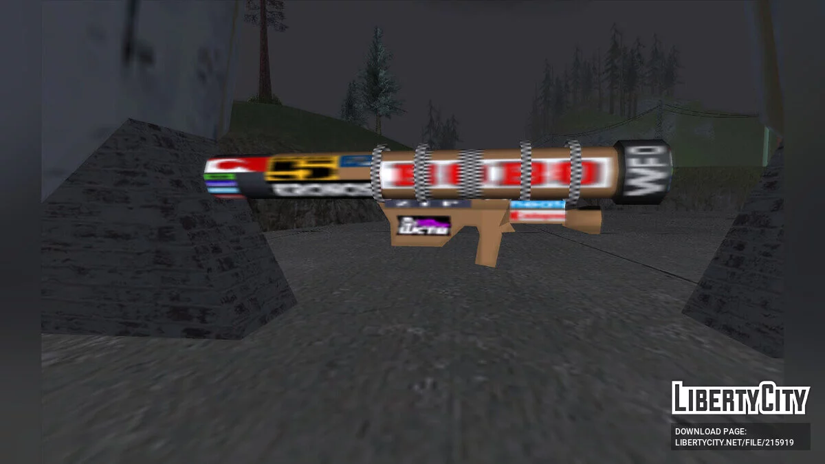 Reskin Senjata Gaya SA (DLC Bagian 3) / GTA San Andreas