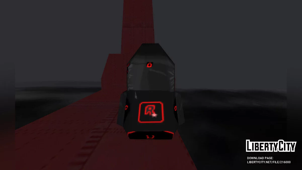 Senjata San Andreas Asli dengan Pewarnaan Hitam dan Hijau/Merah / GTA San Andreas