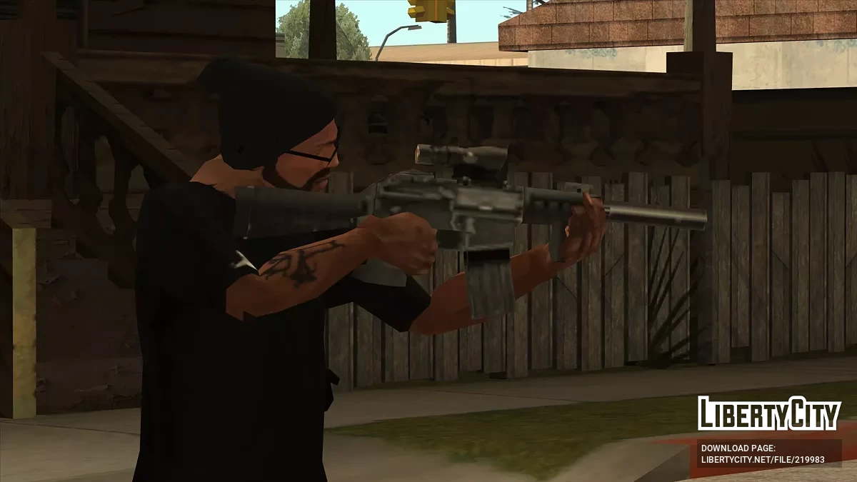 M4 dipendekkan dengan peredam / GTA San Andreas