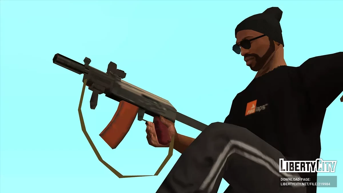 Verkürzter Kalaschnikow mit Anbauteilen / GTA San Andreas