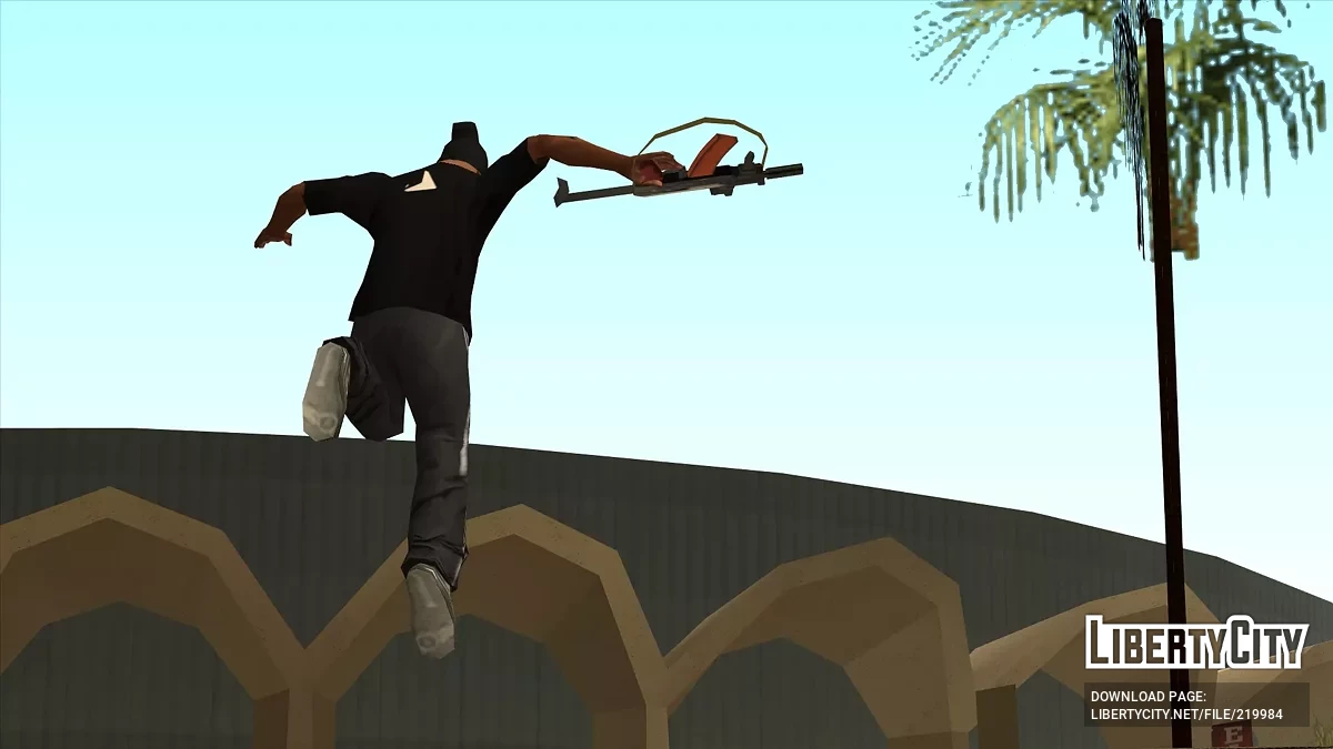 Verkürzter Kalaschnikow mit Anbauteilen / GTA San Andreas