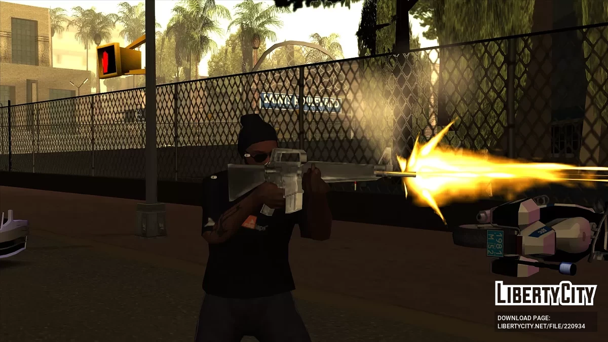 M/AR/SCAR/FAMAS Gun-Pack (SA-Style) / GTA San Andreas
