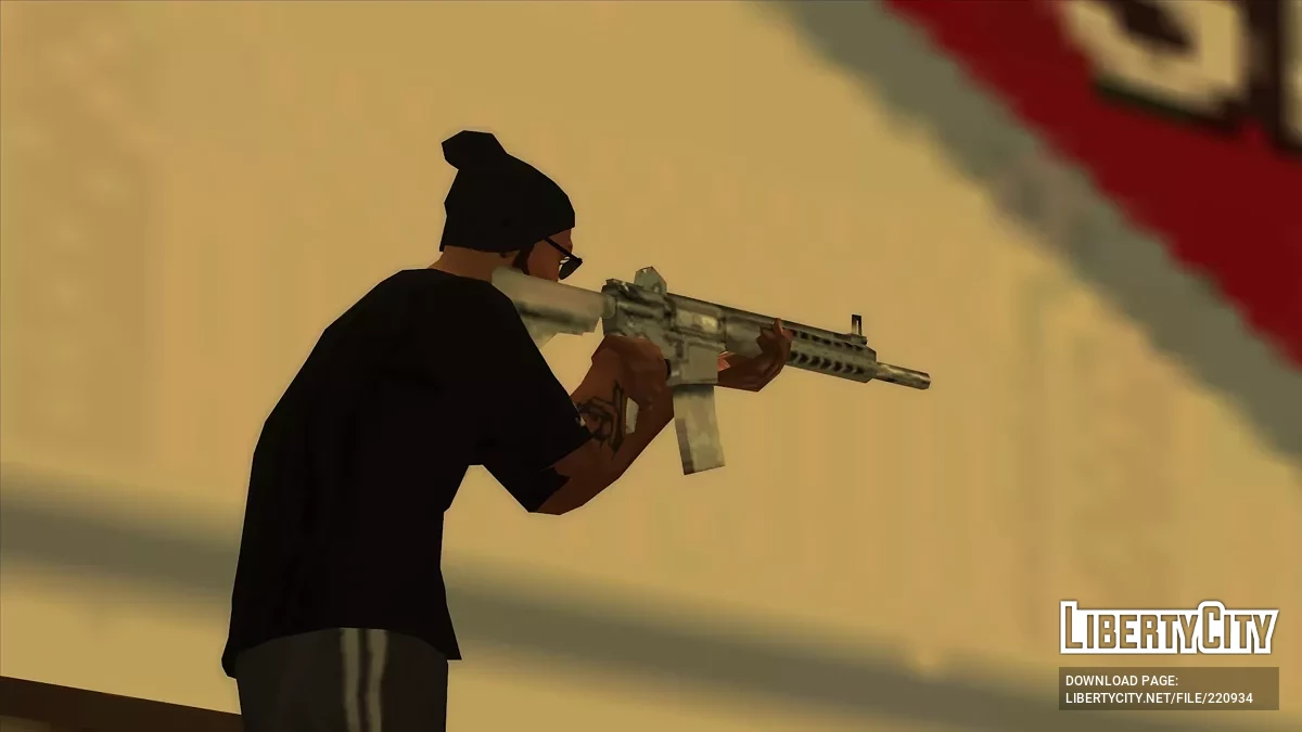 M/AR/SCAR/FAMAS Gun-Pack (SA-Style) / GTA San Andreas
