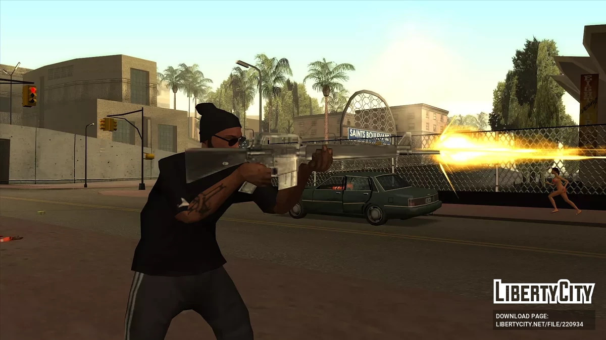 M/AR/SCAR/FAMAS Gun-Pack (SA-Style) / GTA San Andreas