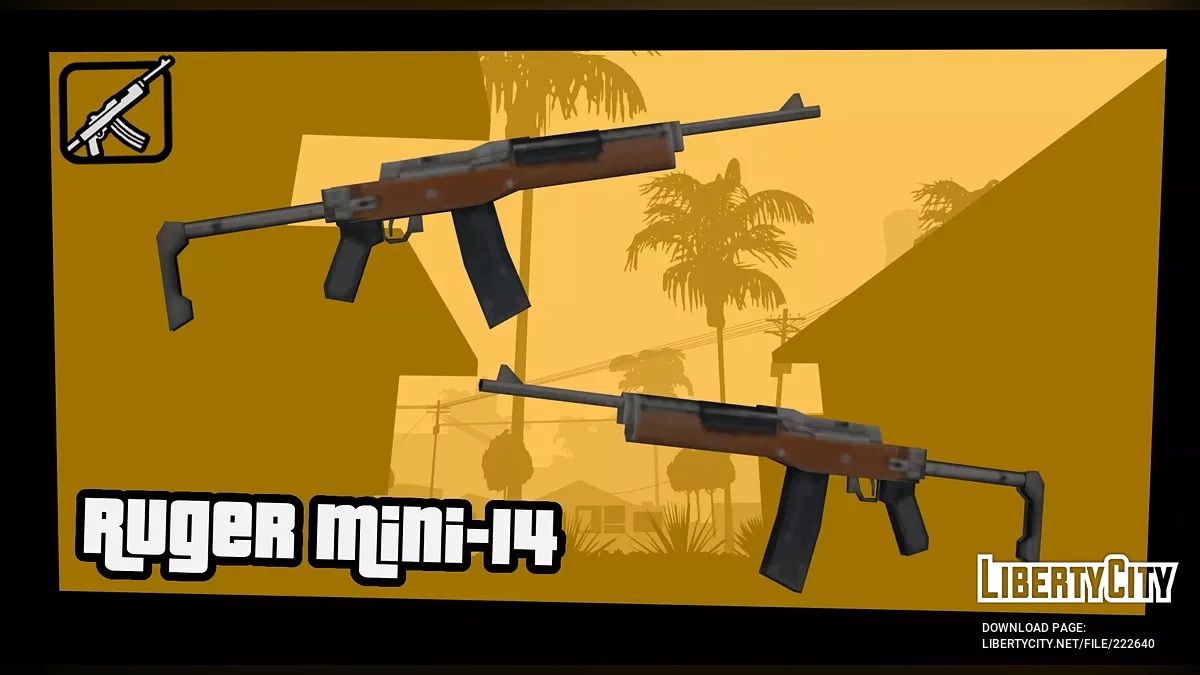 Ruger Mini-14 Fixed / GTA San Andreas