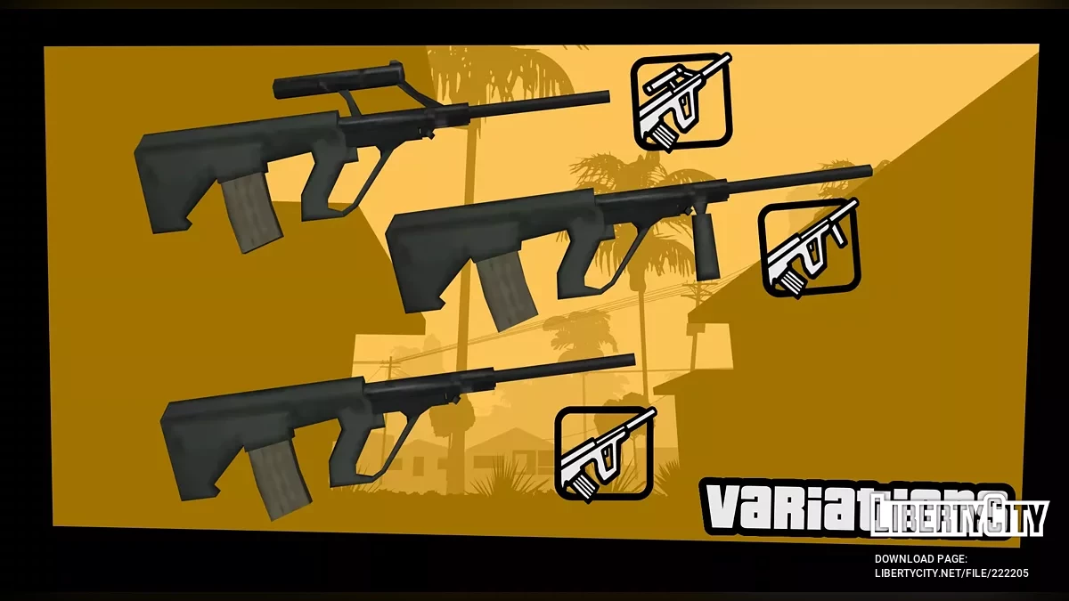 Steyr AUG Remaster / GTA San Andreas
