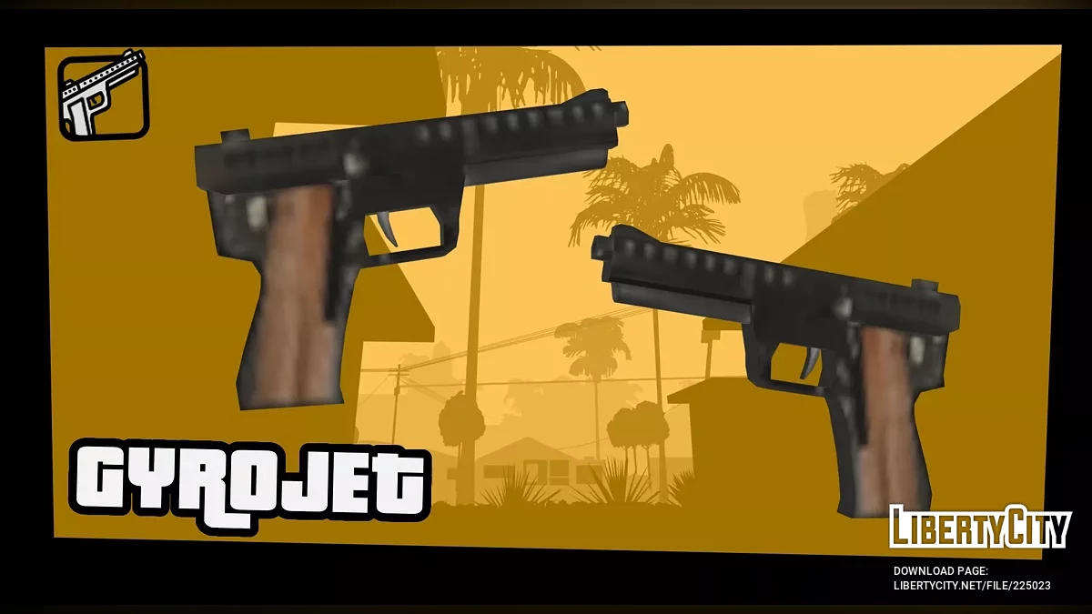 Pistola de cohetes Gyrojet / GTA San Andreas