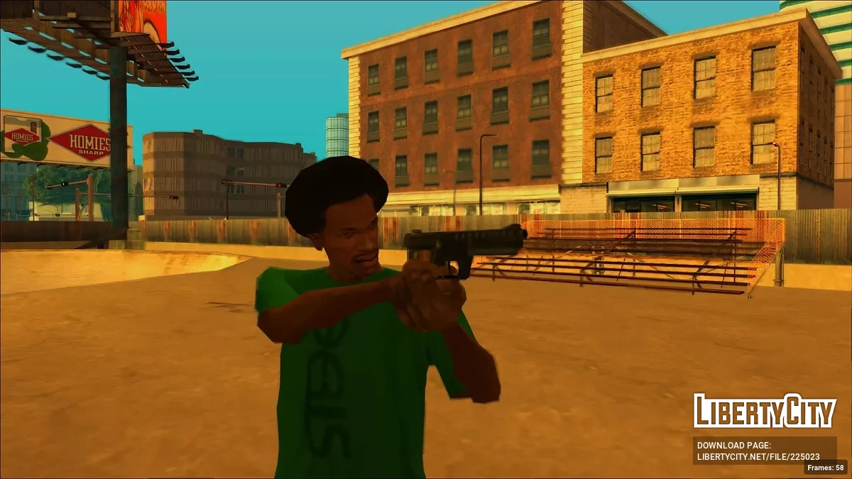 Pistola de cohetes Gyrojet / GTA San Andreas