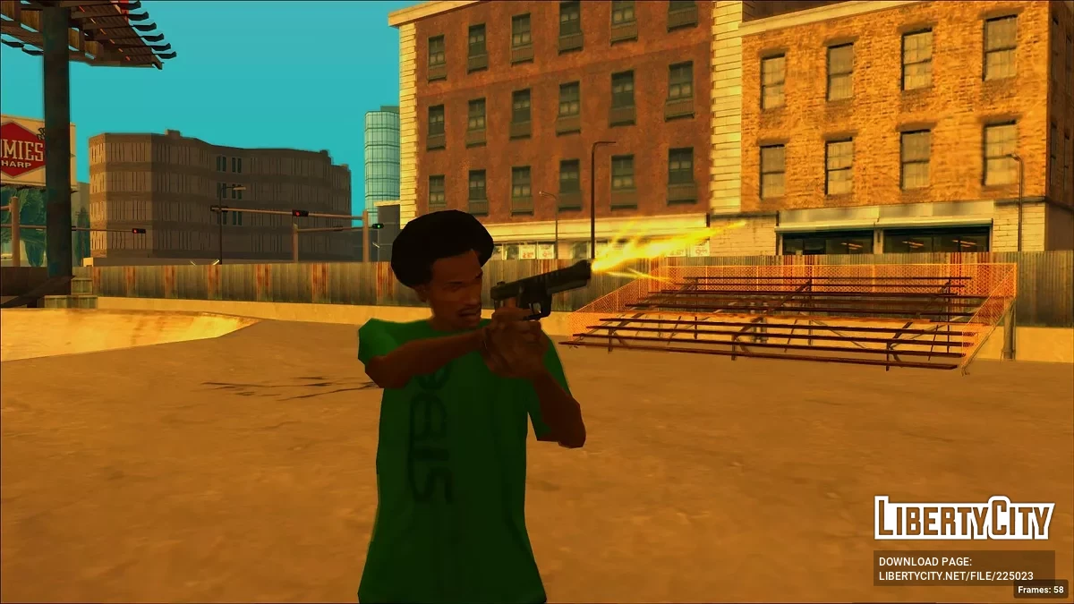 Pistola de cohetes Gyrojet / GTA San Andreas