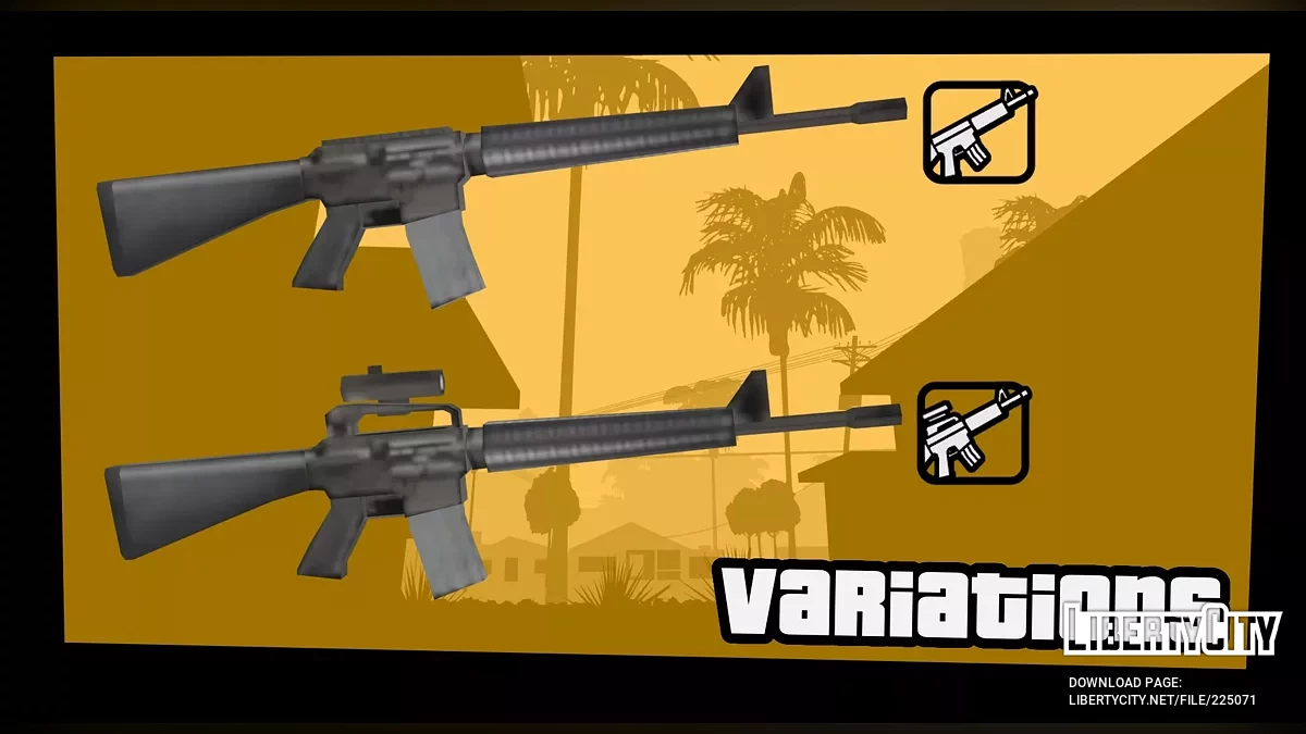M16 A2 / GTA San Andreas
