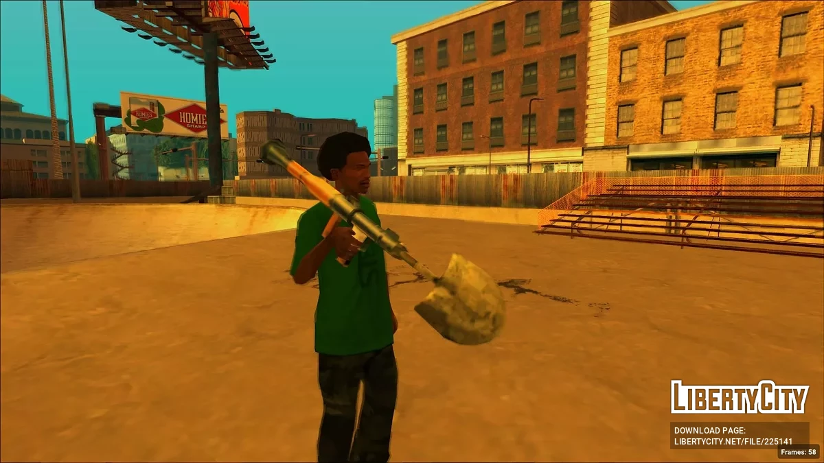 РЛГ-7 (Ручной лопатный гранатомет) / GTA San Andreas
