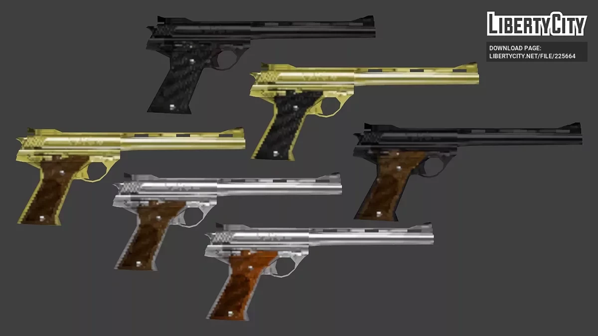Paquete de Pistolas Auto Mag / GTA San Andreas