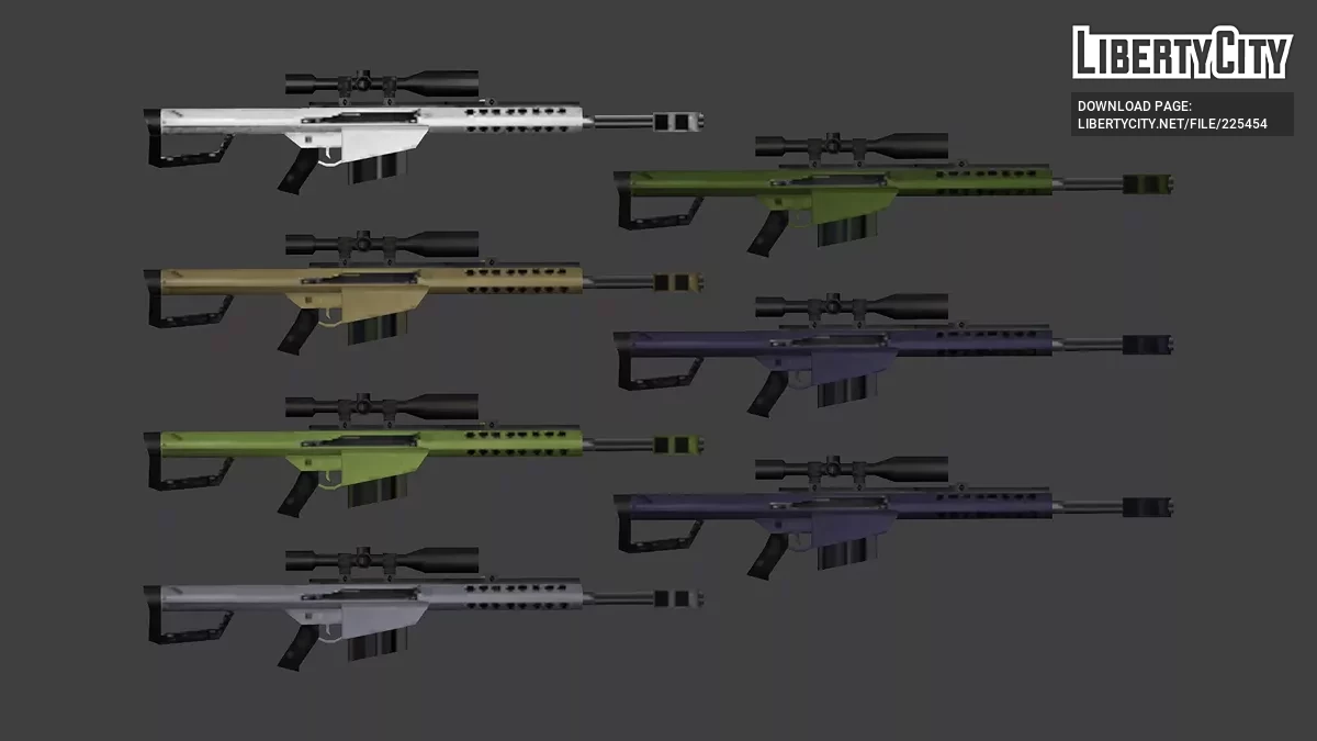 Barrett M82 Paketi / GTA San Andreas