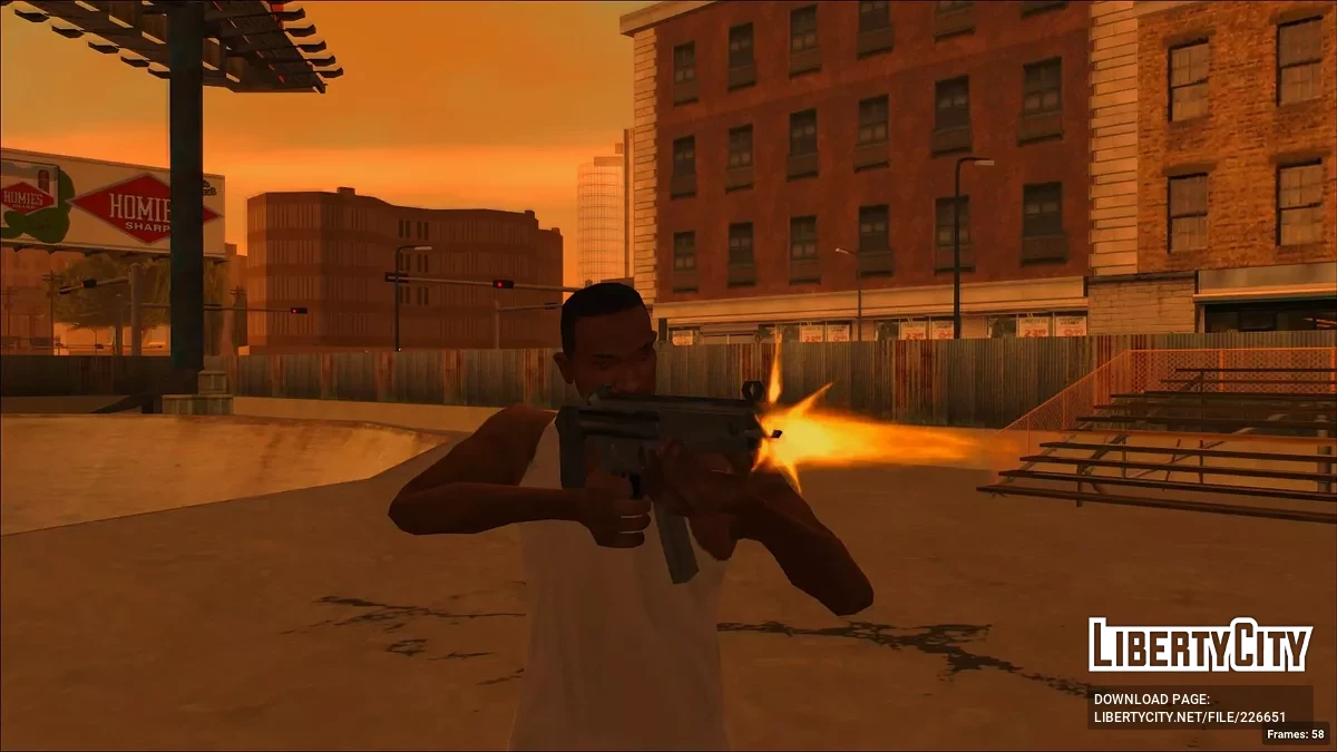 Pacote Mini HK MP5 / GTA San Andreas