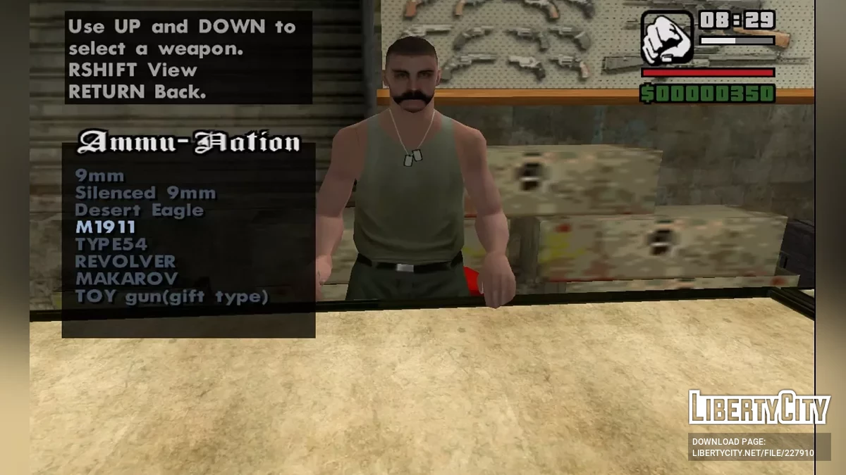 30 нових видів зброї в HD-якості / GTA San Andreas