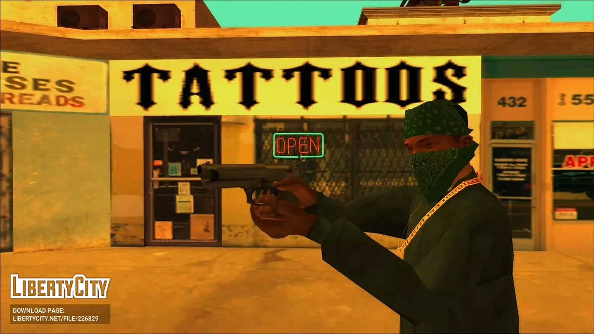 Beretta 92F Пак / GTA San Andreas