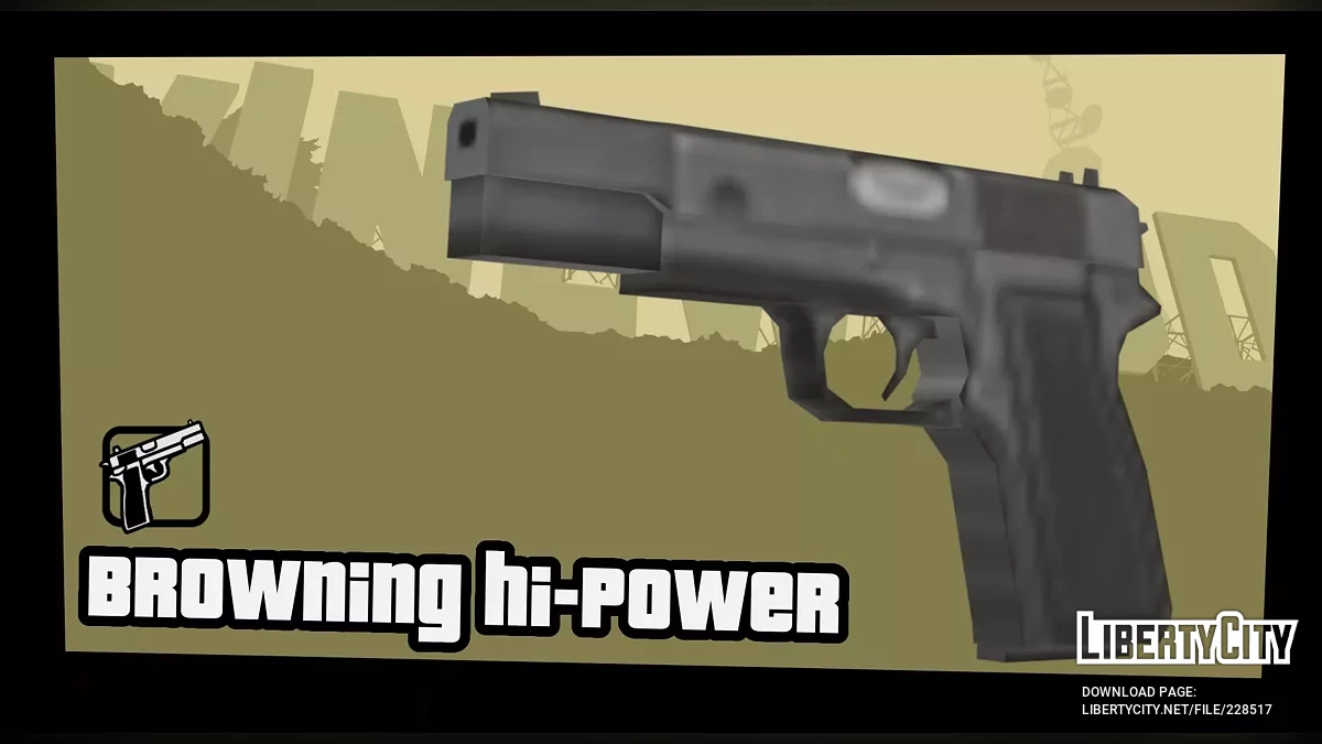 Browning Hi-Power (Mk II & III) / GTA San Andreas