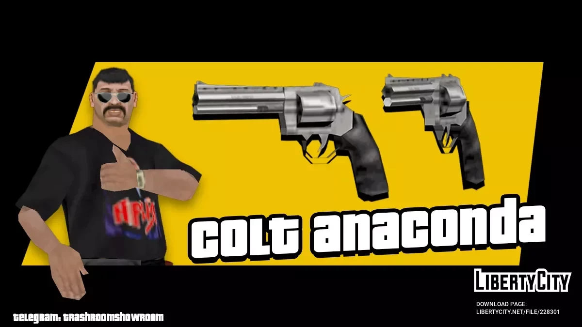 Colt Anaconda (Estilo SA) / GTA San Andreas