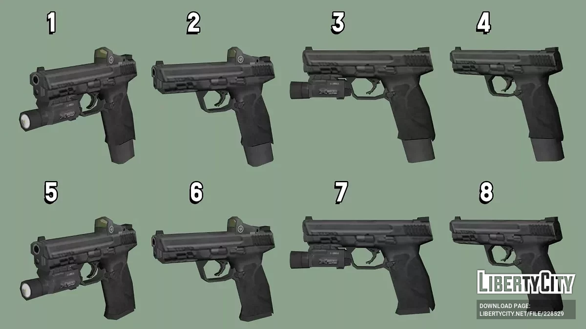 Smith and Wesson MP9 M2.0 Tactical / GTA San Andreas