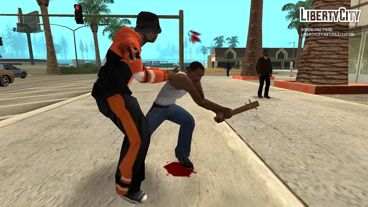 Prancha de madeira com barras de ferro / GTA San Andreas