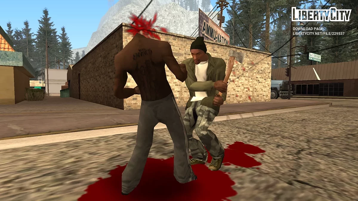 Довга сокира / GTA San Andreas