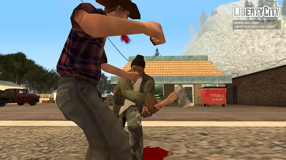Довга сокира / GTA San Andreas