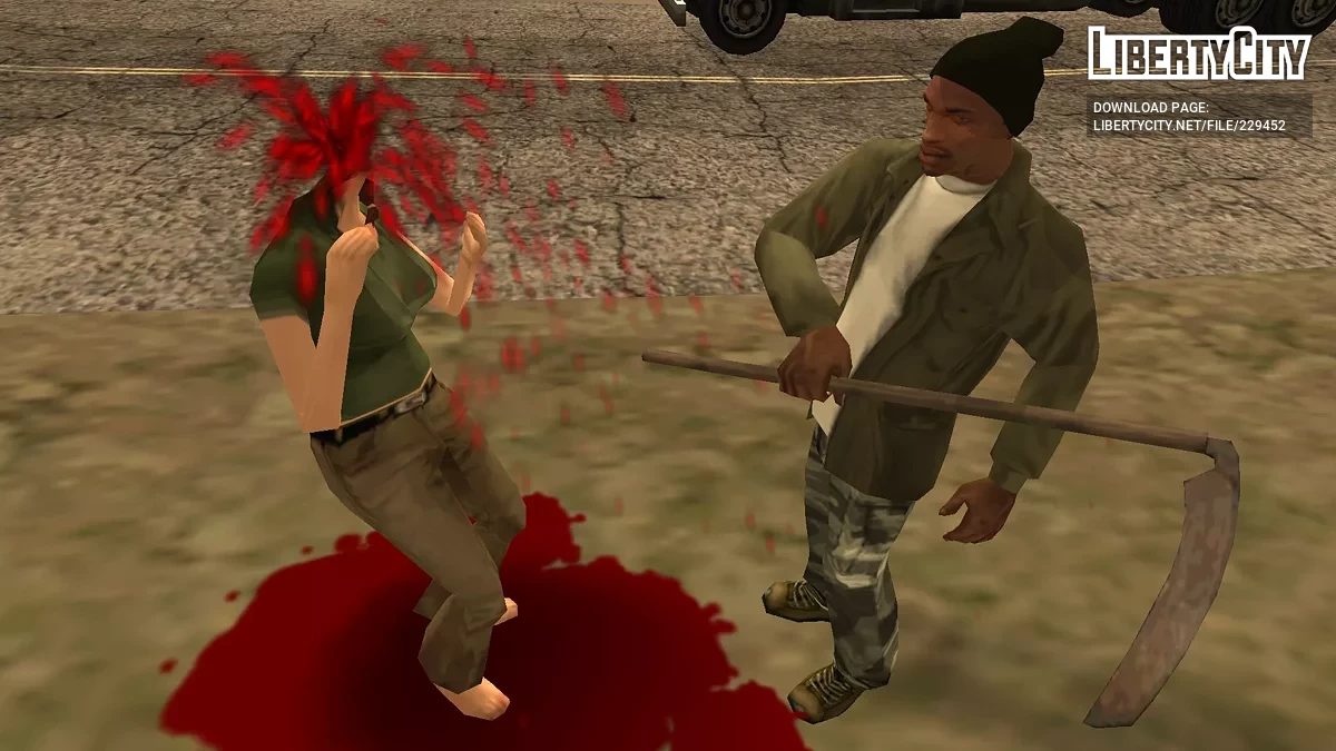 Long scythe / GTA San Andreas