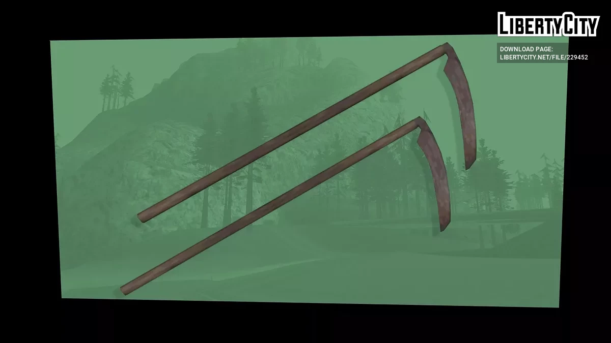 Long scythe / GTA San Andreas