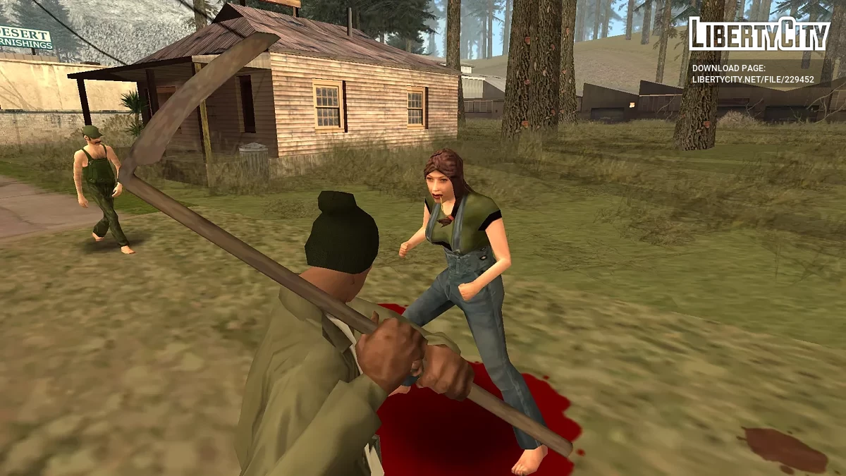 Long scythe / GTA San Andreas
