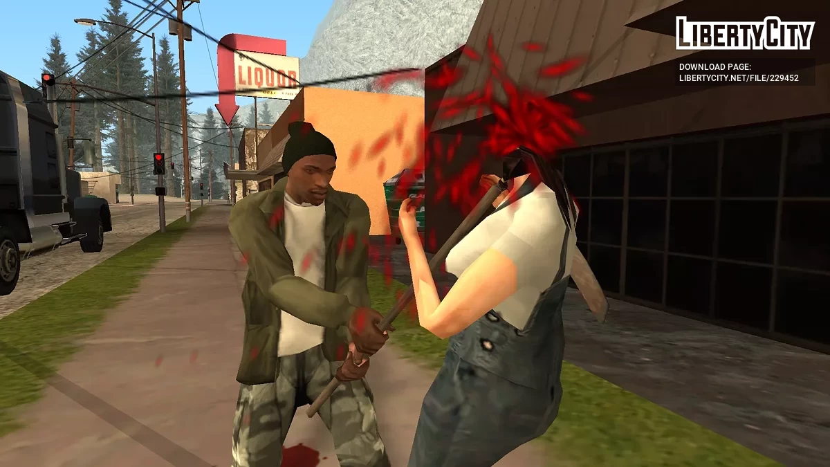 Long scythe / GTA San Andreas