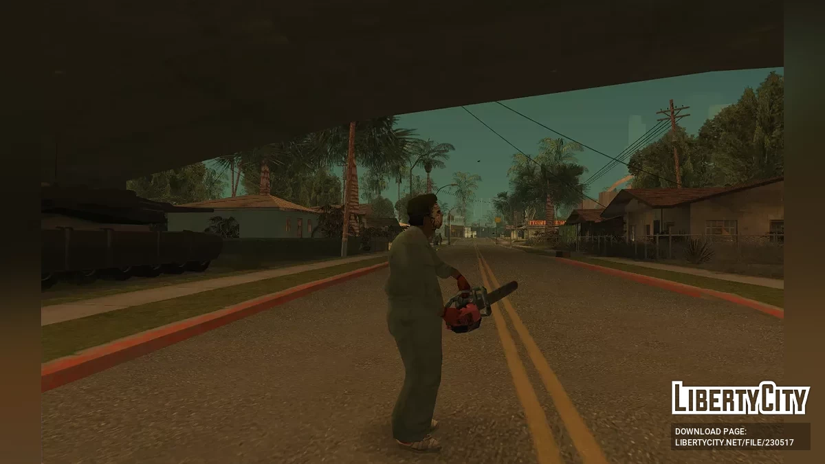 Gergaji Merah dari GTA Malam Panjang / GTA San Andreas