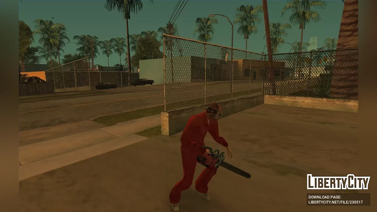Gergaji Merah dari GTA Malam Panjang / GTA San Andreas
