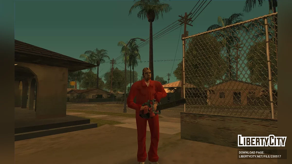 Gergaji Merah dari GTA Malam Panjang / GTA San Andreas