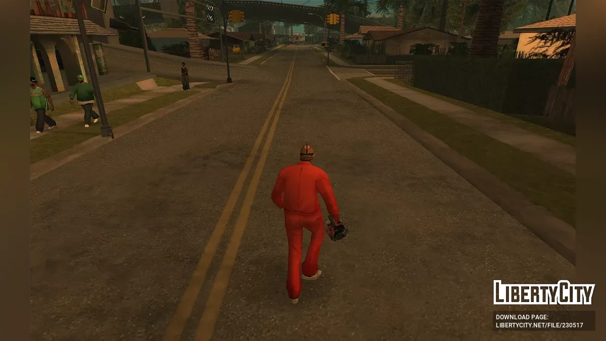 Gergaji Merah dari GTA Malam Panjang / GTA San Andreas